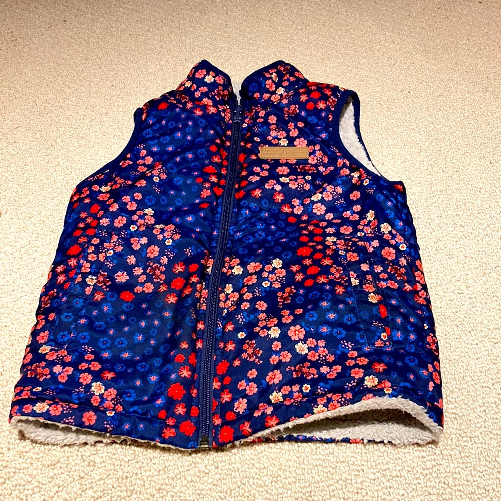 Buffalo David Bitton reversible Vest. Fits a tween girl.